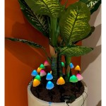 Lumină decorativă pentru plante Lumineo 491763 Multicolor Mini Ciupercă (20 Unități)