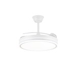 Ventilator de Tavan CristalRecord EVO RETRAC Alb 72 W