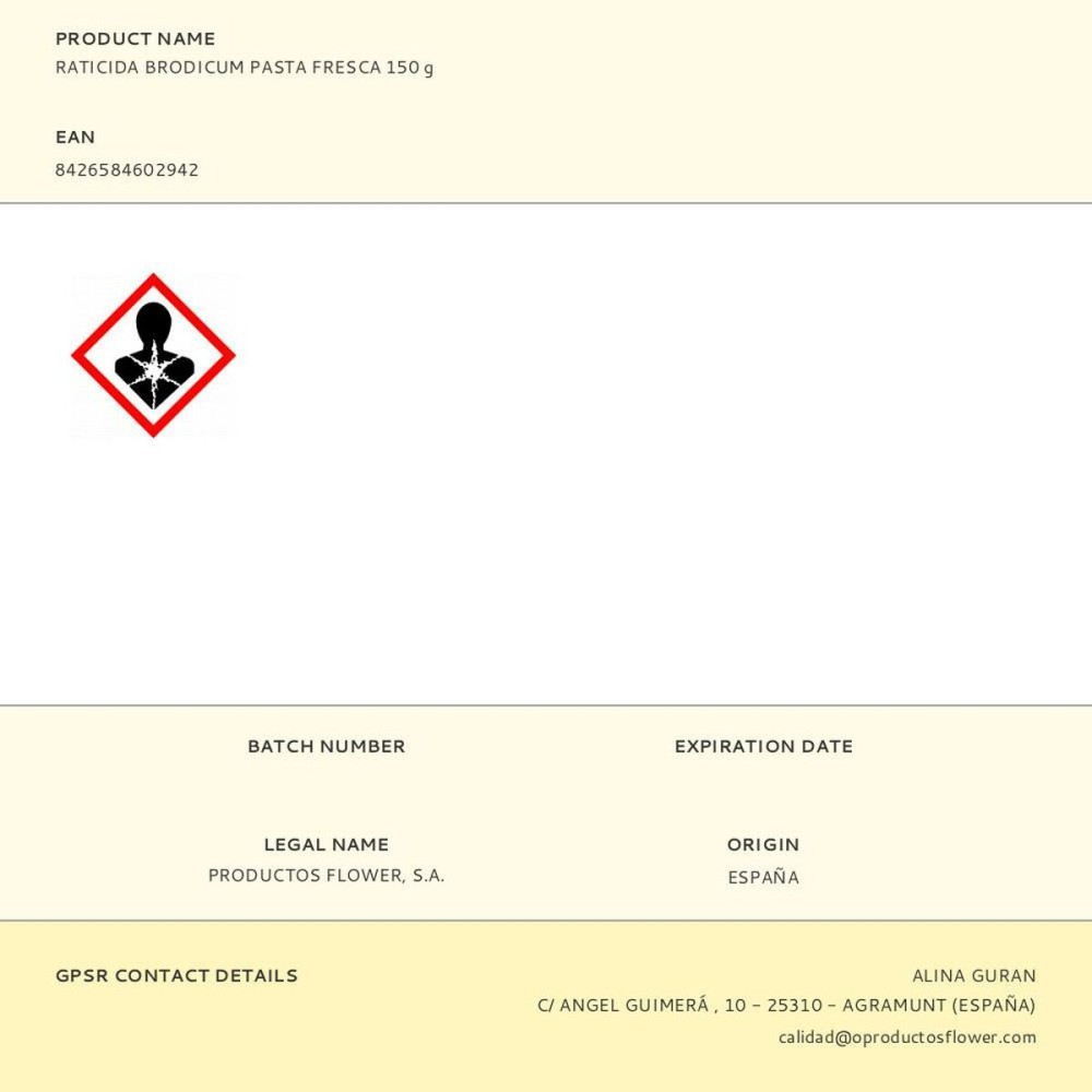 Otravă de șobolani Flower 150 g