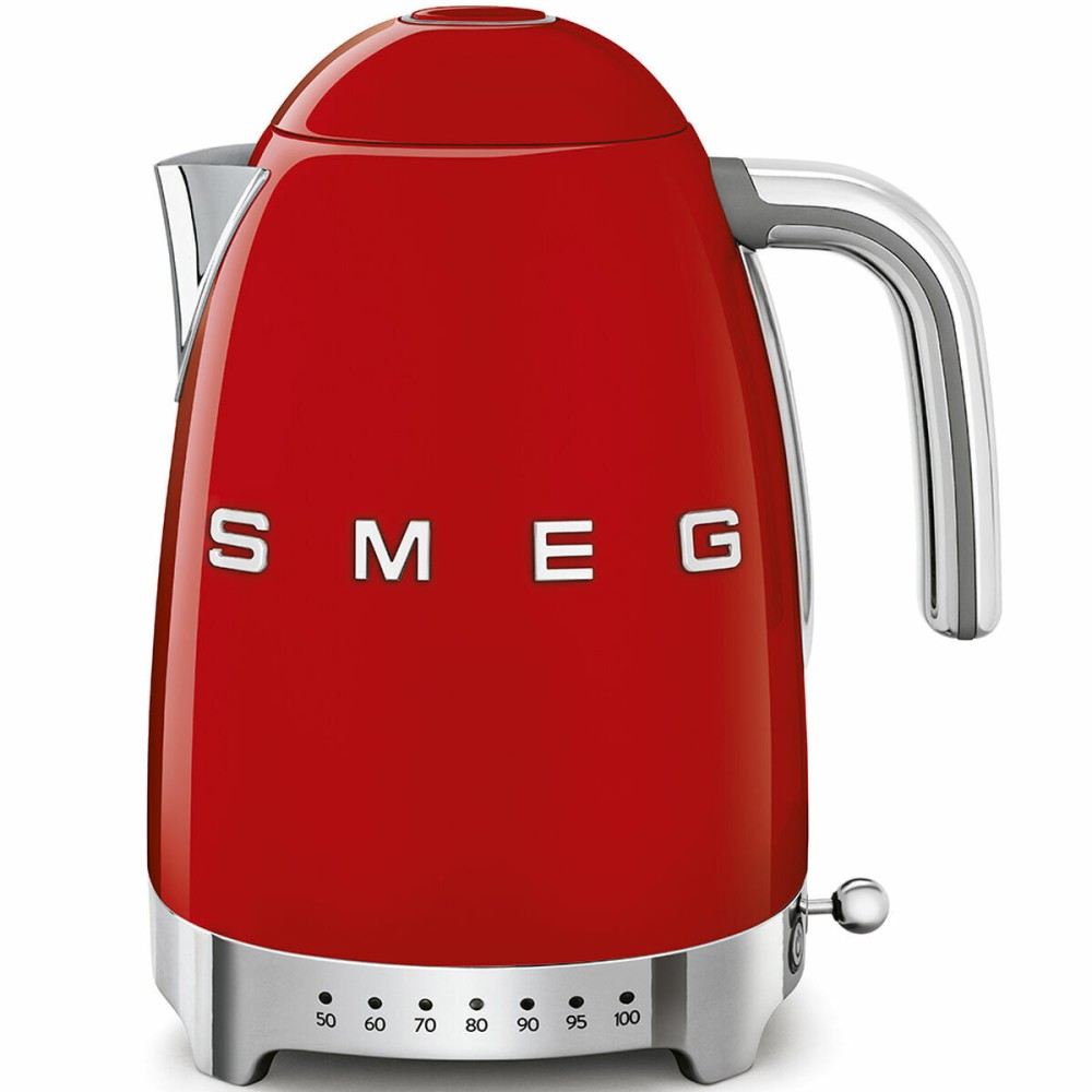 Fierbător Smeg 2400 W 1,7 L Roșu Oțel inoxidabil Plastic