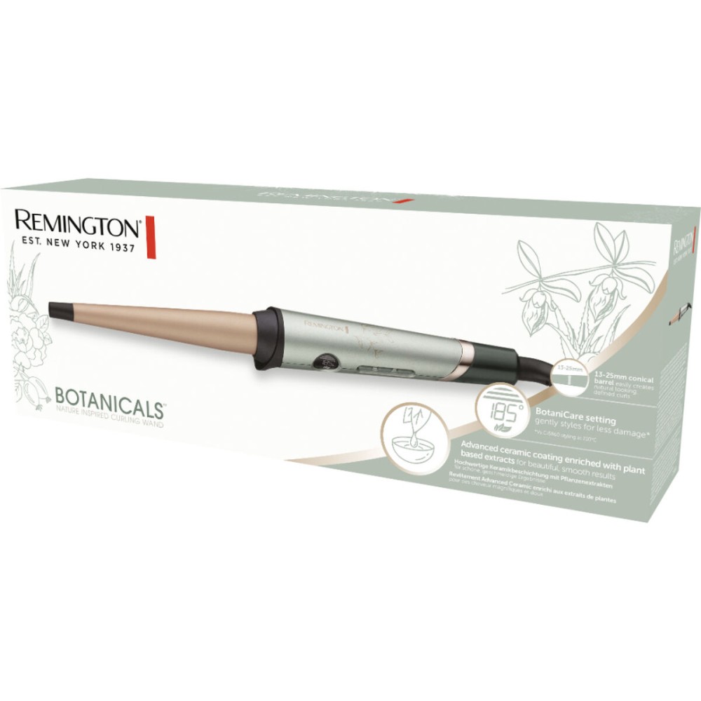 Placă de păr cu ceramică triplă Remington Botanicals CI5860