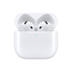 Căști fără fir cu carcasă de încărcare Apple Airpods 4 Alb