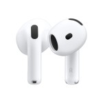 Căști fără fir cu carcasă de încărcare Apple Airpods 4 Alb