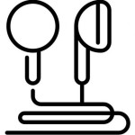 Căști Bluetooth Apple Alb