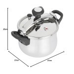 Oală sub Presiune JATA OPC6 Metal Oțel inoxidabil 6 L