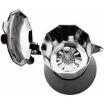 Cafetieră Italiană JATA CFI6 Negru Aluminiu 1 L