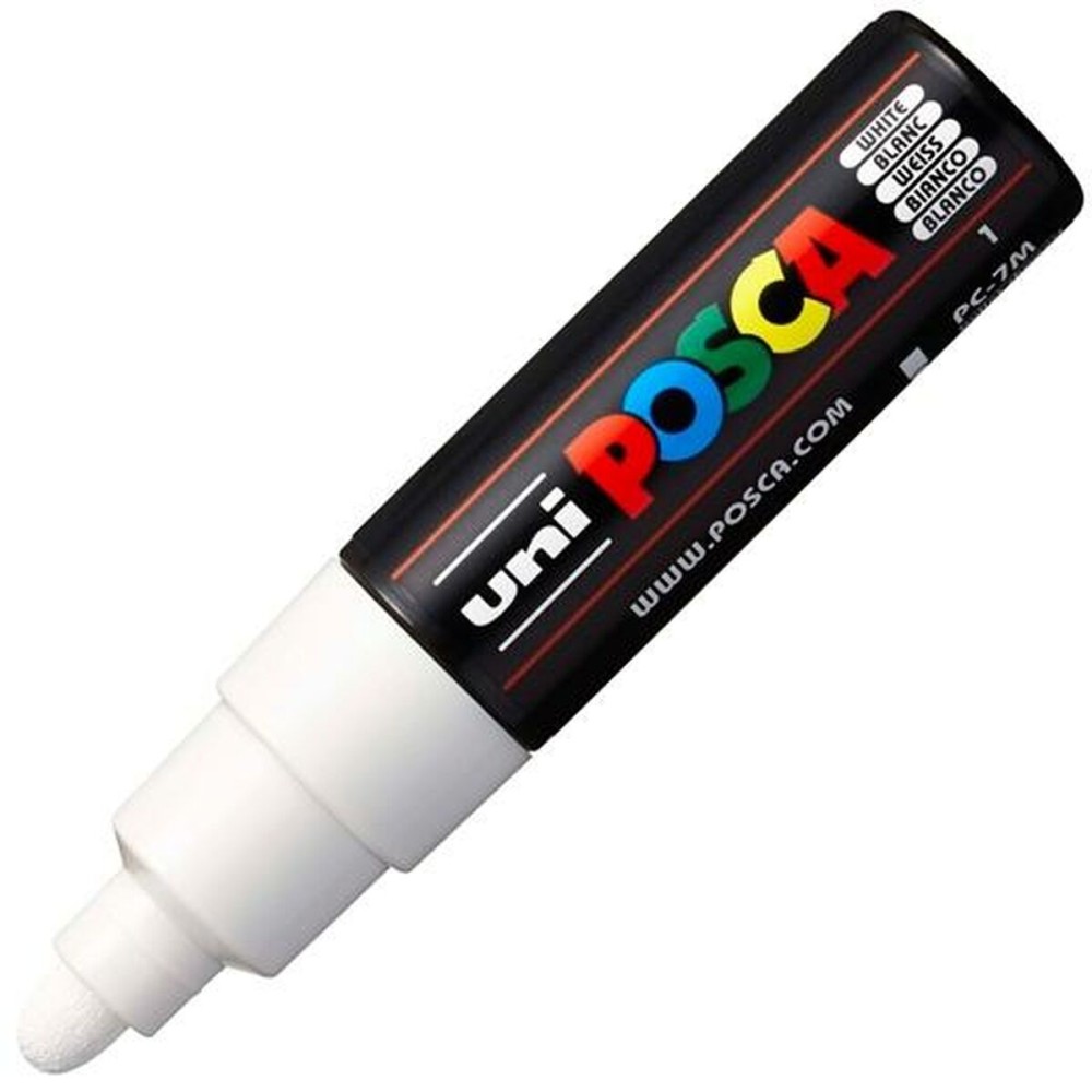 Marker Uni-Ball PC-7M Blanco Plastic
