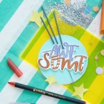 Set de Carioci Edding 1200 Multicolor Plăcintă Purpurină 4 Piese