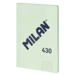 Notebook Milan 430 Verde A4 48 Frunze 21 x 29,7 cm (3 Unități)