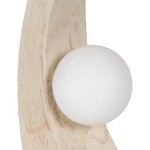 Lampă de masă Crem Polirășină 220-240 V 16,5 x 11,5 x 30 cm