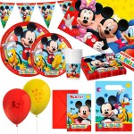 Set Articole de Sărbătoare Mickey Mouse 66 Piese