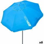 Umbrelă Aktive Albastru 220 x 207,5 x 220 cm (6 Unități)
