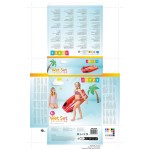 Figurină Gonflabilă pentru Piscină Intex Joy Rider 62 x 112 cm Masă de surf (12 Unități)