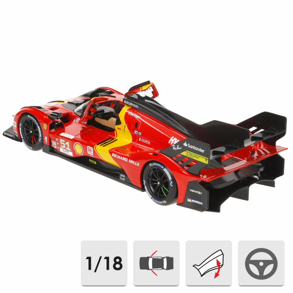 Mașină Bburago Ferrari Racing 499 LMH #51 1:18