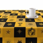 Față de masă din rășină rezistentă la pete Harry Potter Hufflepuff Multicolor 100 x 150 cm