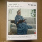 Pătură cu mâneci de o persoană cu buzunar central Faboulazy InnovaGoods