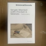 Pătură cu mâneci de o persoană cu buzunar central Faboulazy InnovaGoods