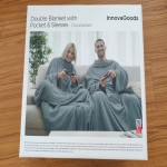 Pătură dublă cu mâneci și buzunar central Doublanket InnovaGoods