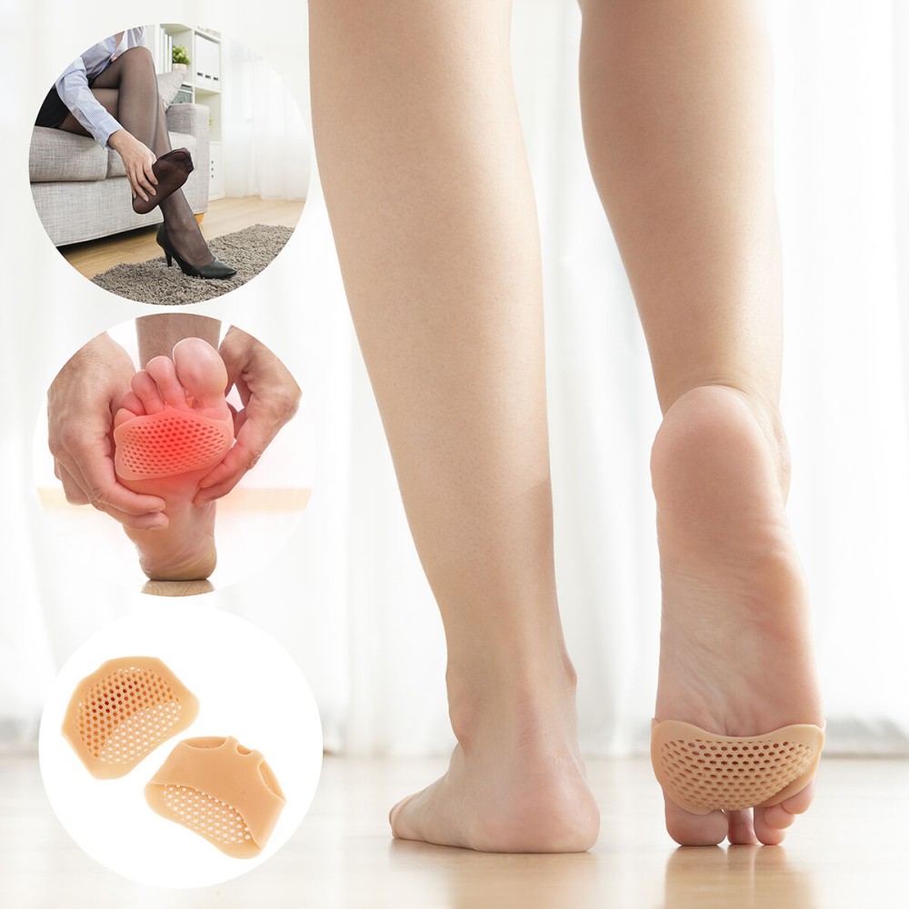 Tampoane metatarsiene cu gel de silicon SilStep InnovaGoods 2 Unități