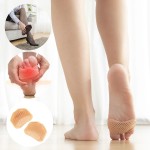 Tampoane metatarsiene cu gel de silicon SilStep InnovaGoods 2 Unități