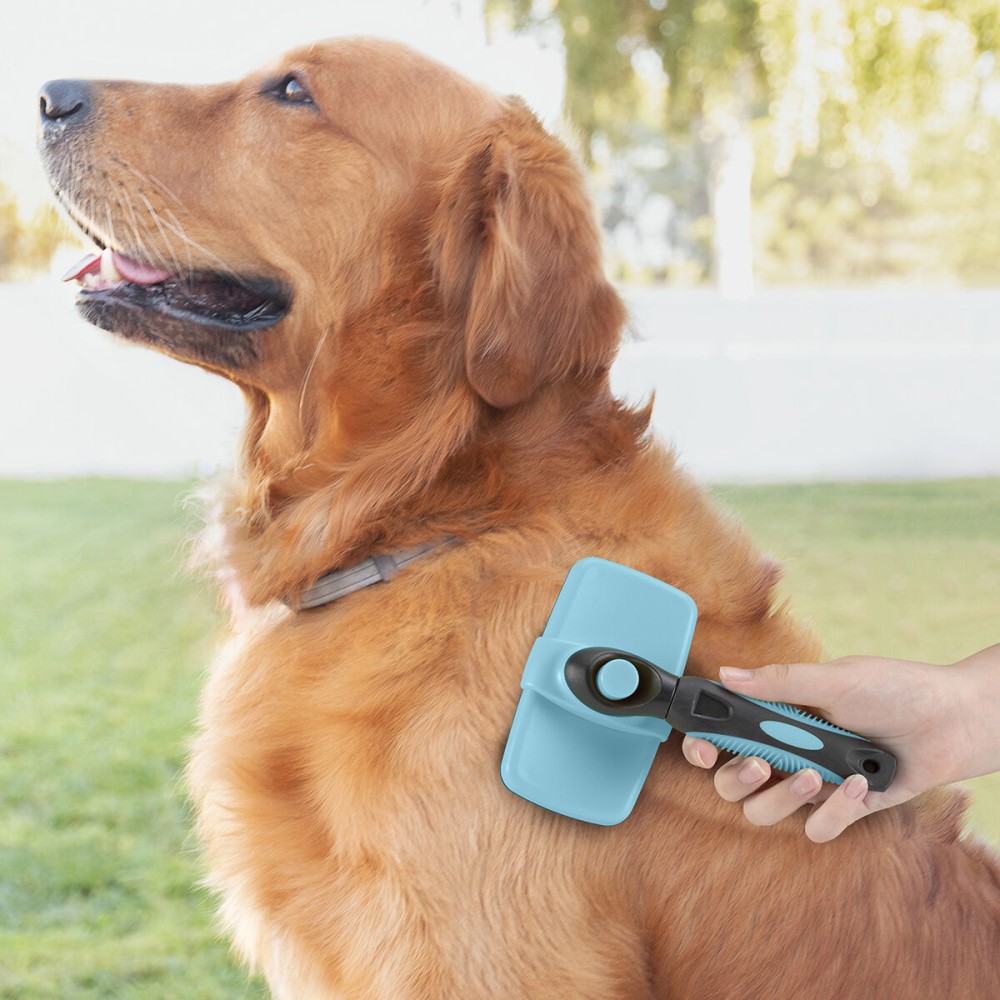 Perie de curățat animale de companie cu vârfuri retractabile Groombot InnovaGoods