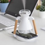 Umidificator cu difuzor de aromă și încărcător wireless 3-în-1 Misvolt InnovaGoods