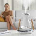 Umidificator cu difuzor de aromă și încărcător wireless 3-în-1 Misvolt InnovaGoods