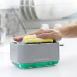 Distribuitor de săpun 2-în-1 pentru chiuvetă Pushoap InnovaGoods