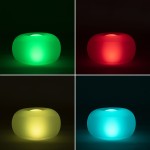 Scaun Gonflabil cu LED Multicolor și Telecomandă Pulight InnovaGoods