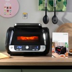Friteuză cu Aer cu grătar, accesorii și carte de rețete InnovaGoods Fryinn 12-in-1 6000 Negru Oțel 3400 W 6 L