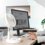 Ventilator Reîncărcabil Pliabil 3 en 1 Fandle InnovaGoods Ø7,7'' 7200 mAh