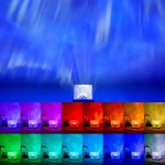 Proiector cu LED de auroră boreală reîncărcabil Boralamp InnovaGoods