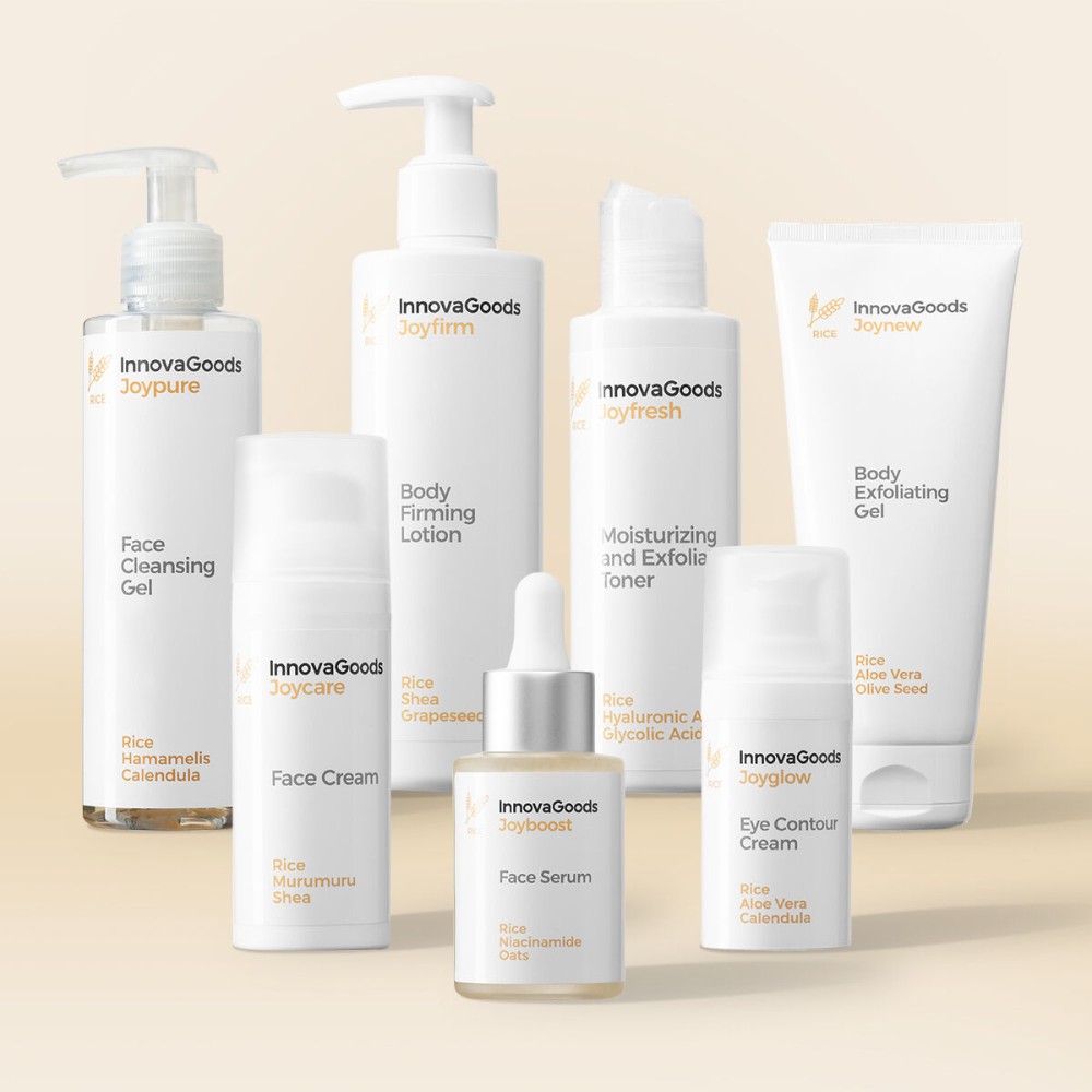 Set pentru rutină facială și corporală Rice InnovaGoods
