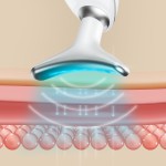 Aparat Electric de Masaj Facial pentru Față și Gât cu LED, EMS și Căldură Selora InnovaGoods