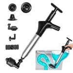 Desfundator cu aer comprimat de înaltă presiune cu accesorii și manometru 5 în 1 Jetpro InnovaGoods