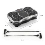 Platformă Vibratoare cu Difuzor, Benzi de Rezistență și Telecomandă Vivflow InnovaGoods