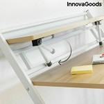 Birou pliabil cu raft InnovaGoods Tablezy Lemn (Recondiționate A)