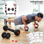 Set de greutăți reglabile 6 în 1 cu ghid de exerciții Sixfit InnovaGoods   Fier (Recondiționate B)