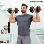 Set de greutăți reglabile 6 în 1 cu ghid de exerciții Sixfit InnovaGoods   Fier (Recondiționate B)