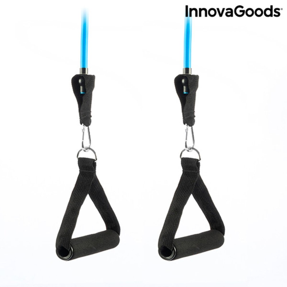 Set de benzi de rezistență cu accesorii și ghid de exerciții Rebainer InnovaGoods Latex (Recondiționate A)