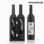 Cutia de Vin Sticlă InnovaGoods Negru Metal Oțel inoxidabil (Recondiționate B)