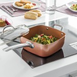 Set Tigaie Multifuncțională 5 în 1 Copper Coppans InnovaGoods 4 Piese Argintiu Metal Aluminiu 5 Piese Ø 24 cm (Recondiționate C)