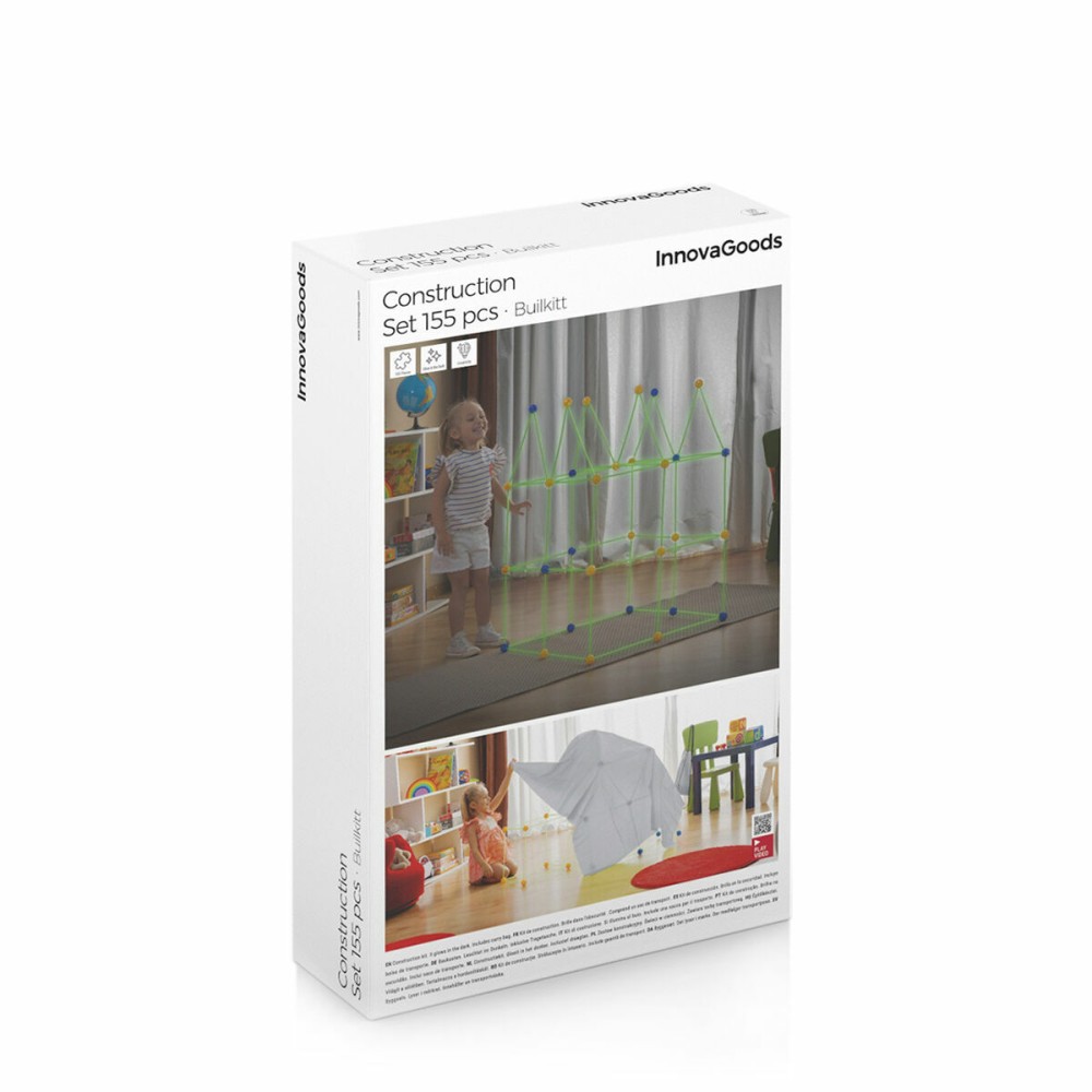 Kit de Construcție Fort pentru Copii Builkitt InnovaGoods 155 Piese (Recondiționate B)