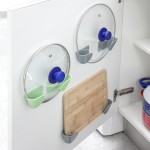 Set de 3 suporturi adezive pentru capace de cratiță Smarack InnovaGoods Modelo Smarack Gri (Recondiționate B)