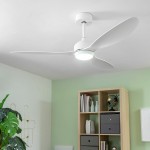 Ventilator de Tavan cu Lumină Flaled InnovaGoods Alb 36 W 52" Ø132 cm (Recondiționate A)