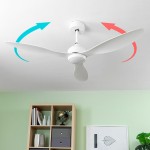 Ventilator de Tavan cu Lumină Flaled InnovaGoods Alb 36 W 52" Ø132 cm (Recondiționate A)