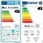 Washer - Dryer LG WT1210BBF 10kg / 12kg 1400 rpm (Recondiționate C)