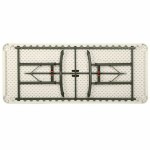 Masă Pliabilă Lifetime Alb Oțel Dreptunghiular (Recondiționate C)