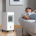 Răcitor de aer prin evaporare portabil multifuncțional InnovaGoods 5 L Alb 65 W (Recondiționate C)