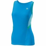 Tricou cu Bretele Damă Wilson Glamour Verde Tenis Reversibil/ă (Recondiționate C)